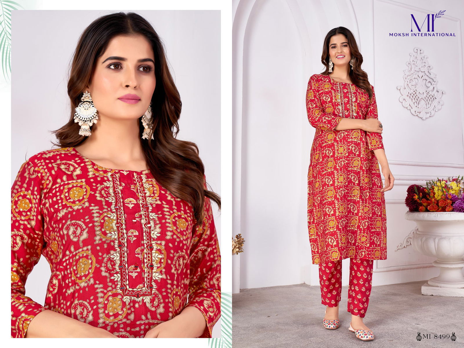 Magic Vol 2 By Moksh Royal Silk Embroidery Kurti With Bottom Wholesale Price In Surat
